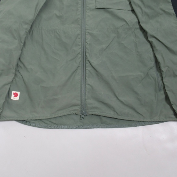 Fjallraven Men's High Coast Wind Jacket 82606 Patina Green-Navy Size XL - Picture 3 of 12